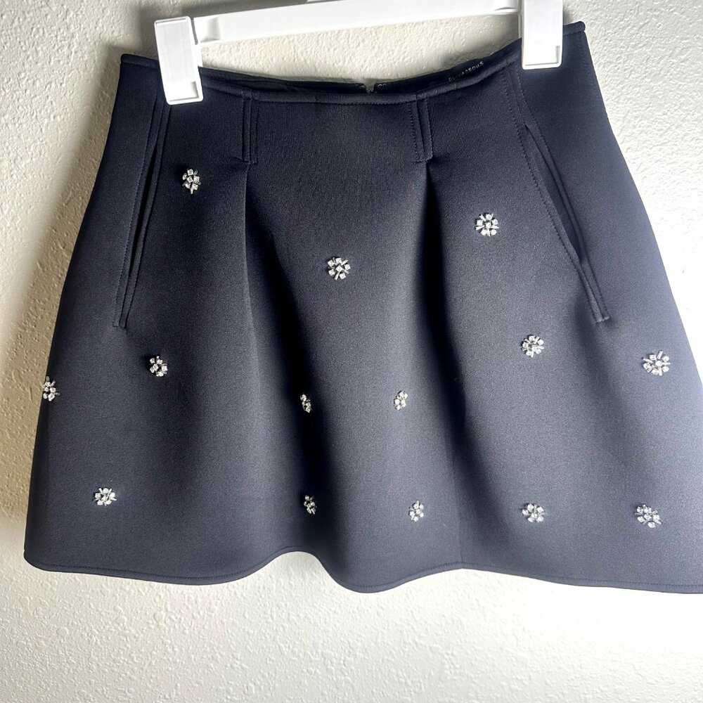 Oliviaceous Skirt Black Sz M Gourgeous Jewelled Embellished–Party Oldmoney Skirt - Picture 14 of 14